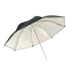 Umbrela studio reflexie silver - black 91cm