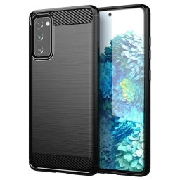 Husa Husa pentru Samsung Galaxy S20 FE 5G G781 / S20 FE G780, Forcell, Carbon, Neagra