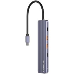 Hub 6-in-1 4k CNS-TDS17 USB-C Gri