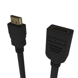 CABLU video GEMBIRD, HDMI (T) la HDMI (M) 2.0, 4.5m, prelungitor, conectori auriti, rezolutie maxima 4K (3840 x 2160) la 60 Hz, Cu, negru, "CC-HDMI4X-15" (timbru verde 0.18 lei)