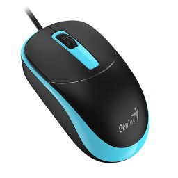 Mouse DX-123 – Mouse cu fir USB, optic 1000 DPI, 3 butoane + scroll, roșu