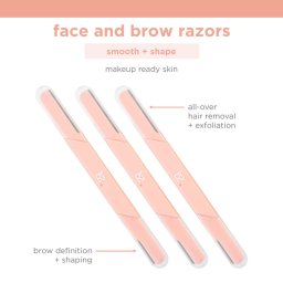 Real Techniques Face and Brow Razors 3 pcs