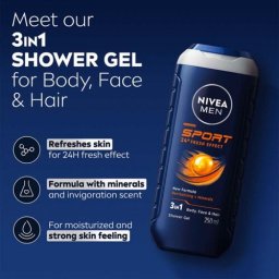 Nivea Men Sport Shower Gel 250 ml