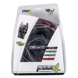 Kit cablu alimentare Four Connect,4-PKIT10, Stage1, 8 AWG (10 mm2)