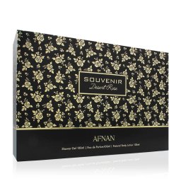 Set cadou damă Afnan Souvenir Desert Rose, apă de parfum 100 ml, aromă oriental-florală, ediție premium