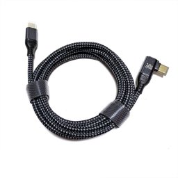 Cablu USB Type C 2.0 la USB Type C 480Mbs 240W 2m Side Bend