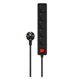 Prelungitor SAVIO LZ-15 Schuko Power Strip, 5 Sockets, 5 m