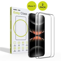 Sticla securizata Mobile Origin EasyGlass pentru iPhone 17, set 2 bucati