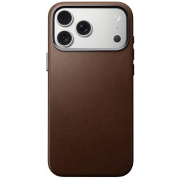 Husa piele Nomad Traditional Leather Case pentru iPhone 17 Pro Max, culoare maro