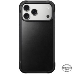 Husa piele Nomad Modern Leather Case Horween pentru iPhone 17 Pro Max, culoare negru