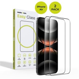 Sticla securizata Mobile Origin EasyGlass pentru iPhone Air, set 2 bucati
