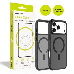 Husa Husă telefon Mobile Origin Hybrid MagSafe 17 Max pentru iPhone 17 Pro Max, matte black, design elegant – Negru