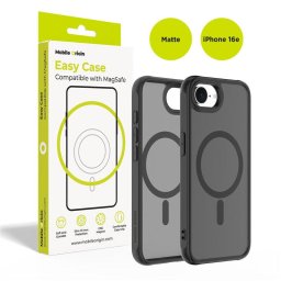 Husa Mobile Origin Hybrid MagSafe pentru iPhone 17e / 16e, matte black, design elegant