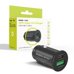 Incarcator auto Mobile Origin CA19 Super Car Charger, 30W, USB-C + USB-A