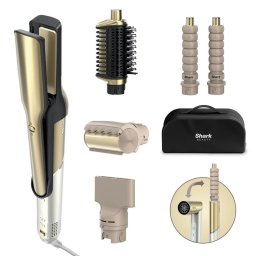 Uscator de par Multistyler 5-în-1, 1500W, ionizare, 3 temperaturi, accesorii styling complete
