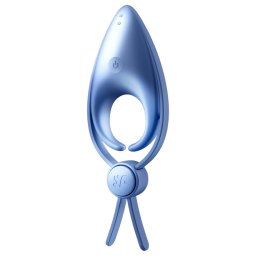 Satisfyer Sniper - inel pentru penis cu vibrații, reîncărcabil - albastru