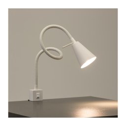 Lampă LED cu clemă 1xGU10/4,7W/230V albă