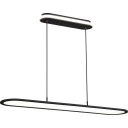 Osram-LED Lustră dimabilă suspendată pe cablu OFFICE LINE LED/57W/230V 4000K 100 cm neagră