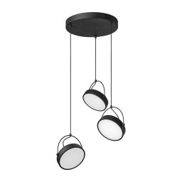Osram - Lampă suspendată pe cablu LED DECOR PUCK 3xLED/12W/230V CRI 90 negru
