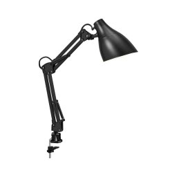 Osram - Lampă de birou DESK LINE cu clemă, 1xE27/11W/230V, neagră