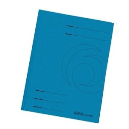 Dosar Plic A4, Carton Reciclat, Albastru Intens