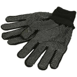 Set 12 x 12 Manusi de Protectie cu Buline din Cauciuc, Nr. 10