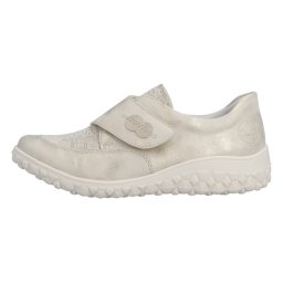 Pantofi dama, Rieker, 59552-62-Auriu, casual, piele ecologica, ortopedici, cu talpa joasa, auriu (Marime: 40)