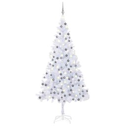 Brad de Craciun pre-iluminat cu set globuri, 210 cm, 910 ramuri GartenMobel Dekor