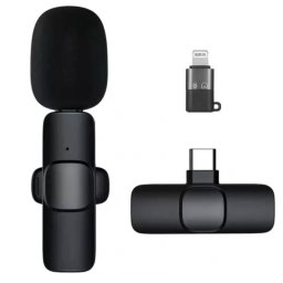 Microfon wireless K8 tip lavaliera conector USB tip C/iPhone