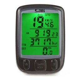 Kilometraj digital bicicleta SD 563A cu fir 25 functii afisaj temperatura ora comparator