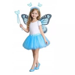 Set de joacă costum de fluture albastru