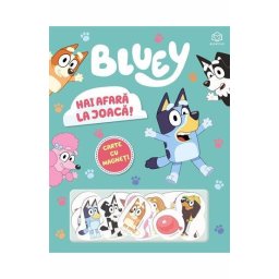 Carte cu magneti - Bluey - Hai afara la joaca!
