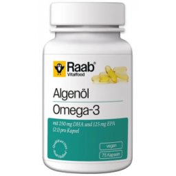 Omega 3 din ulei de alge 1183mg 75 capsule 88.7g Raab