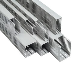 Canal cablu perforat 25x40mm, 2 metri - Plastim PDK2540