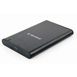 RACK extern GEMBIRD, pt HDD/SSD, 2.5 inch, S-ATA, interfata PC USB 3.1, aluminiu, negru, EE2-U3S-6 (timbru verde 0.8 lei)