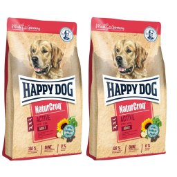 HAPPY DOG NaturCroq Active Adult 30 kg (2x15 kg) hrana caini adulti cu activitate fizica crescuta