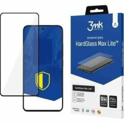 Sticla securizata 3mk HardGlass Max Lite pentru Apple iPhone 12 / iPhone 12 Pro, 9H, Margine neagra