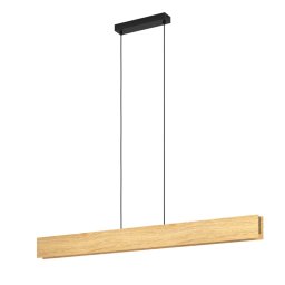 Suspensie LED Anchorena-Z 900388, Smart Home, 3980lm, RGB+TW, lemn de hevea