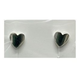 Cercei din Argint 925, Jolie Silver, pentru Dama, Model Inima, 1.27 g, Design Elegant si Romantic, Argintiu