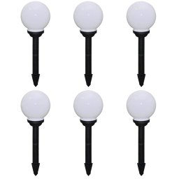 Lampi de exterior pentru alee LED 6 buc. 20 cm, cu tarus de sol GartenMobel Dekor