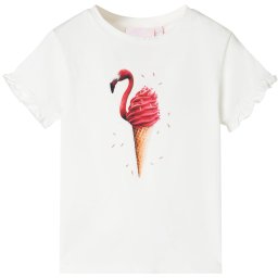 Tricou pentru copii, ecru, 140 GartenMobel Dekor