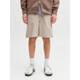 Jack & Jones Pantaloni scurti de blug baieti, cu talie medie, Regular fit, Bej (SELECTATI MARIMEA: 146 cm)