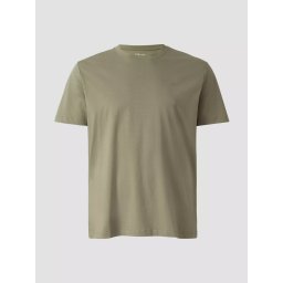 s.Oliver Big Sizes Tricou barbati big sizes, din bumbac, cu decolteu la baza gatului, Olive (SELECTATI MARIMEA: 6XL)