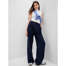 Pantaloni casual pentru femei GAP - albastru inchis