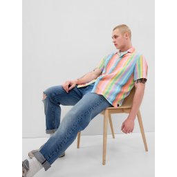 Camasi casual pentru barbati GAP - oranj, albastru, turcoaz, verde, galben, gri, roz deschis, mov