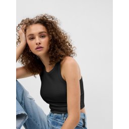 Topuri sport pentru femei GAP - negru