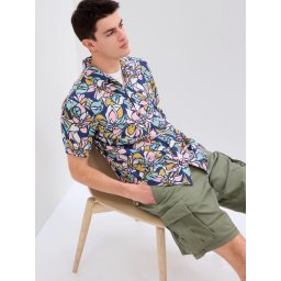 Camasi casual pentru barbati GAP - albastru inchis, roz, mustar, albastru deschis, alb