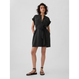 Rochii tip camasa pentru femei GAP - negru