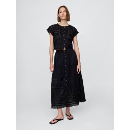 GAP Maxi skirt with lace - Women's