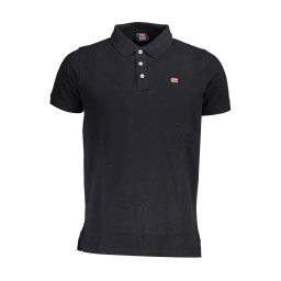 Tricou polo negru pentru bărbați